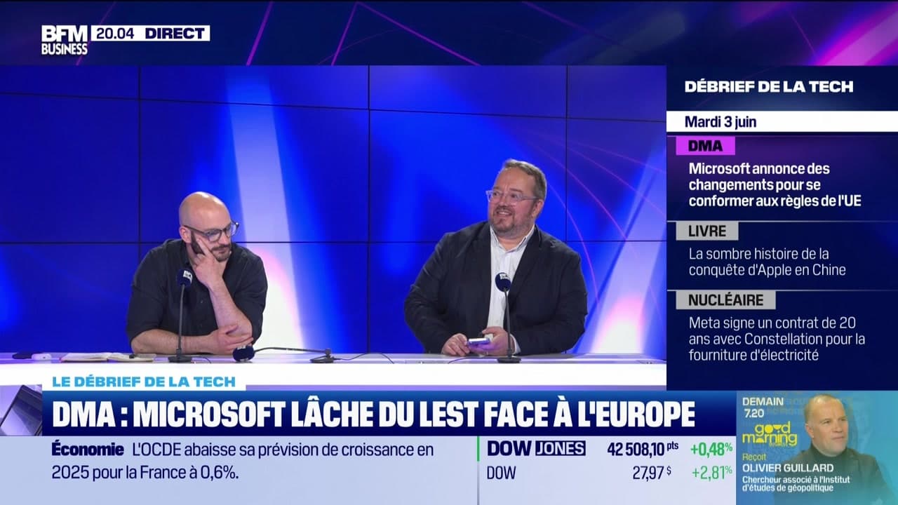 Dma : microsoft lâche du lest face à l'europe - 03/06