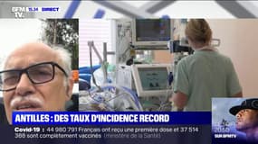 Bruno Jarrige (CHU de Guadeloupe) décrit une "situation dramatique" dans les hôpitaux et dit "un grand merci aux soignants de l'Hexagone" venus en renfort 