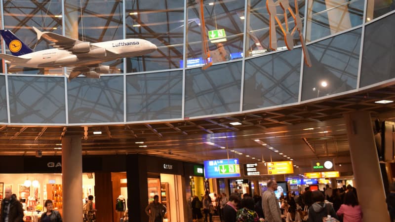 L'aéroport de Francfort