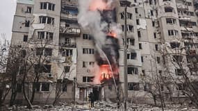 Une image de la ville de Koupiansk, le 6 avril 2025. 