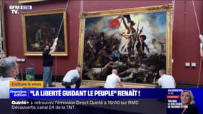 Au Louvre, le tableau "La liberté guidant le peuple" retrouve des couleurs après sa restauration