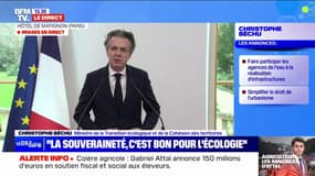 Christophe Béchu dénonce les attaques "minoritaires qui ont visé des agences de l'Office français de la biodiversité"