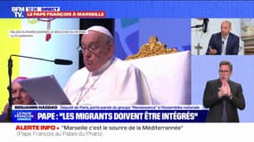 Propos du pape sur les migrants: "Il est dans sa mission de représenter un idéal" selon Benjamin Haddad, député "Renaissance"