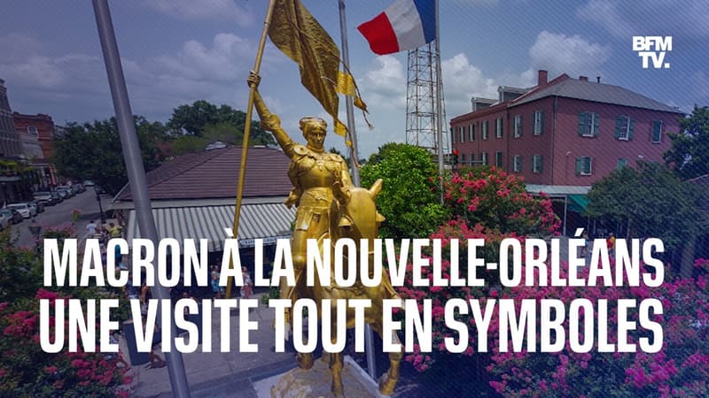 Emmanuel Macron à la Nouvelle-Orléans: une visite tout en symboles