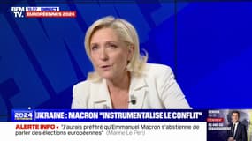 Guerre en Ukraine: Volodymyr Zelensky "défend son pays avec beaucoup d'énergie", estime Marine Le Pen