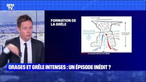 Orages et grêles intenses : un épisode inédit ? - 05/06