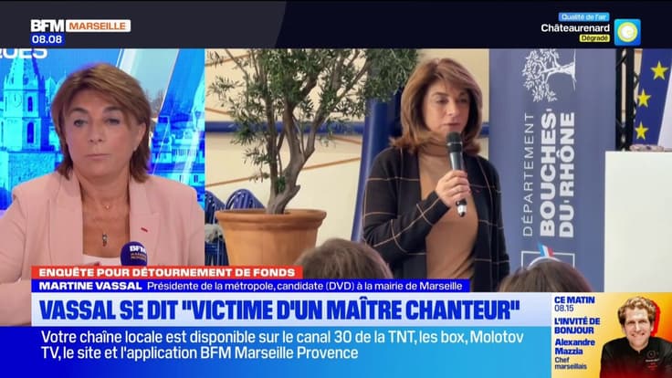 Martine Vassal se dit " victime d'un maître chanteur ".