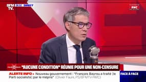 Olivier Faure (PS) reproche à "Jean-Luc Mélenchon et ses amis" de rechercher "la seule démission du chef de l'État"