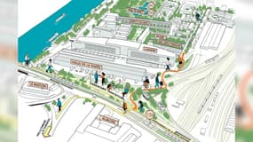 Le nouveau projet de refonte du quartier Bercy-Charenton a été dévoilé ce jeudi 21 avril 2022.