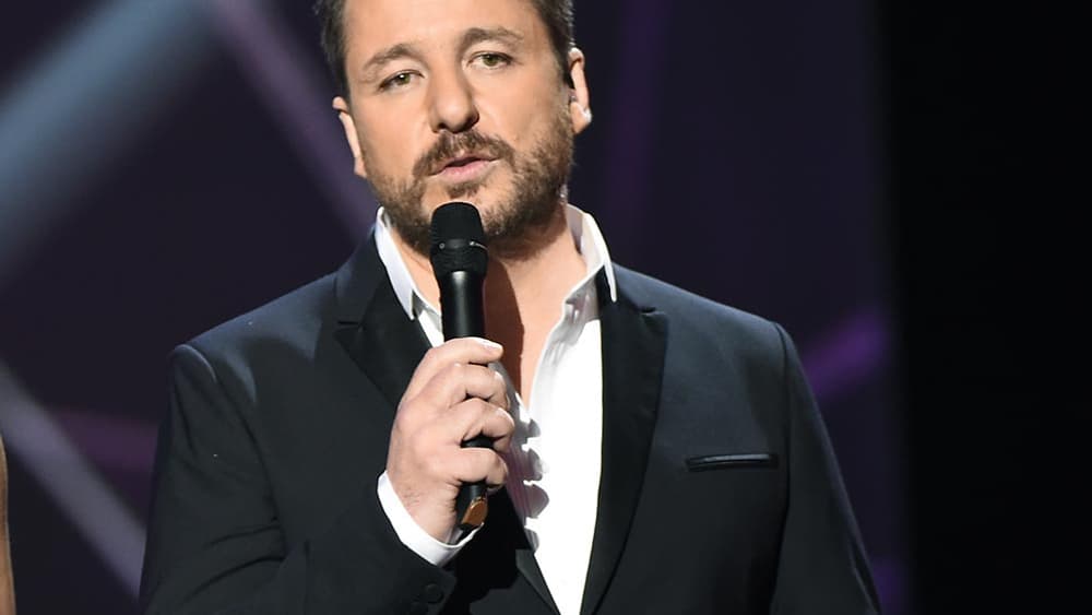 Bruno Guillon a animé les Victoires de la musique, en février 2017, avec Virginie Guilhaume. 