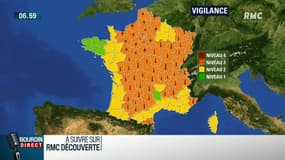 Orages et canicule: 66 départements en alerte orange