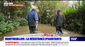 Inondations dans le Pas-de-Calais: certains habitants ont décidé de ne pas évacuer, comme à La Calotterie