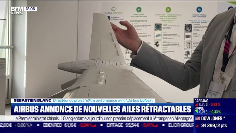 Airbus annonce de nouvelles ailes rétractables