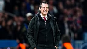 Unai Emery lors du quart de finale aller de Ligue des champions entre le PSG et Aston Villa - le 09/04/2025