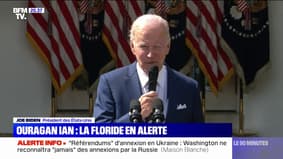 Ouragan Ian en Floride: "Évacuez quand on vous l'ordonne et soyez prêts à affronter la tempête quand elle arrivera", demande Joe Biden 