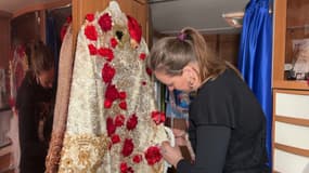 Originaire du Nord, Karen Duthoit participe pour la septième fois au concours du meilleur costume du Carnaval de Venise