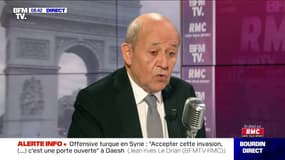 Jean-Yves Le Drian sur l'offensive turque en Syrie: "Il faut que l'on réunisse la coalition dans les plus brefs délais"