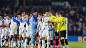 L'équipe des Leeds United face au Harrogate Town en FA Cup, le 11 janvier 2025