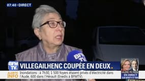 Émue, cette habitante de Villegailhenc se dit "pas encore prête" pour le nettoyage de sa maison