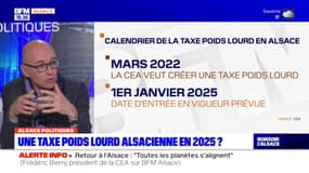 Collectivité européenne d'Alsace: une taxe poids lourd en 2025? 