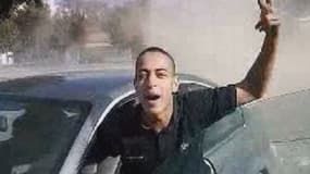 Mohamed Merah, après un rodéo en voiture, sur une photo non datée.