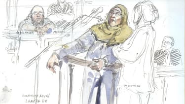 Zoulikha Aziri, la mère du terroriste, a défendu son fils Abdelkader jugé pour complicité d'assassinat.