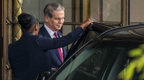 Le secrétaire américain au Trésor Scott Bessent à Genève.