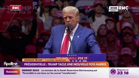 Présidentielle USA: Trump tacle une nouvelle fois Kamala Harris 