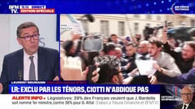 LR: Exclu par les ténors, Ciotti n'abdique pas - 12/06