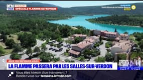 JO 2024: la flamme olympique passera par le village des Salles-sur-Verdon