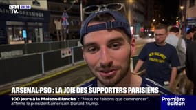 "C'est pour nous cette année": la joie des supporters parisiens après la victoire du PSG contre Arsenal 