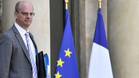 Jean-Michel Blanquer le 16 mai 2018 devant l'Elysée. 