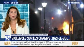 Violences sur les Champs-Élysées : "L'autorité et l'état de droit ne sont pas respectés", Valérie Boyer