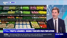 Inflation: les fruits et légumes moins touchés par la hausse des prix