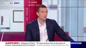 Jordan Bardella sur Nicolas Dupont-Aignan: "On n'est pas fâchés, on partage l'essentiel"