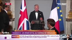 Charles III: un dîner royal au château de Versailles