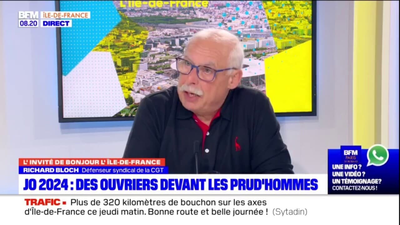 Jo 2024 des ouvriers sanspapiers devant les prud'hommes après avoir