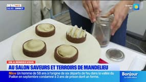 Un stand de pâtisserie végétale au salon "saveurs et terroirs" de Mandelieu