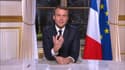 Emmanuel Macron, lors de ses vœux aux Français, ce dimanche soir