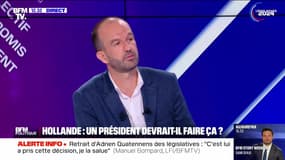 François Hollande sous la bannière du Nouveau Front populaire : "Je trouve sa candidature incongrue et absolument incohérente", Manuel Bompard - 16/06
