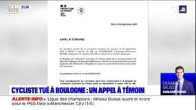 Cycliste tué à Boulogne-Billancourt: un appel à témoin lancé