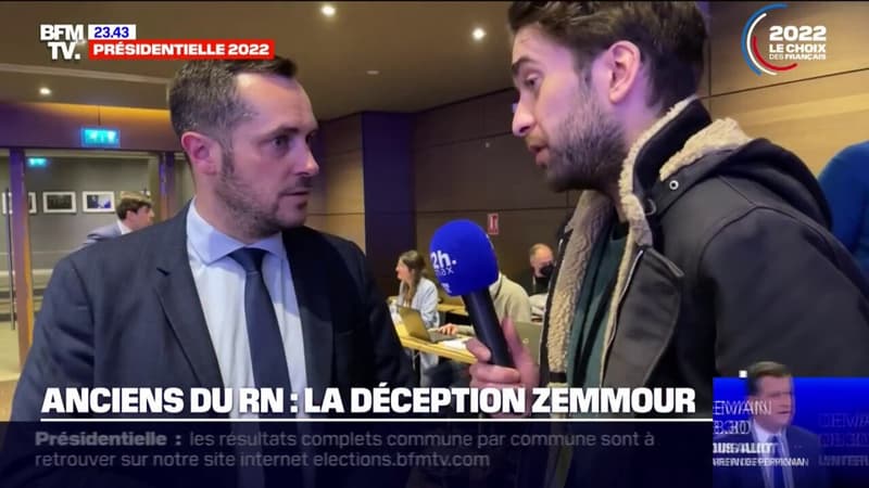 Après l'échec d'Éric Zemmour au premier tour, la déception des anciens du RN