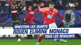 CDF : Rouen crée encore l'exploit en sortant Monaco (1-1 tab. 6-5), tous les résultats
