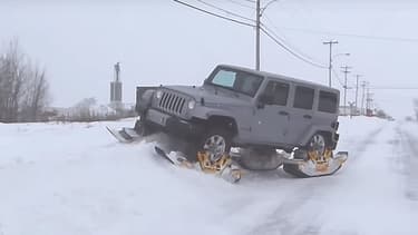 Ce Jeep Cherokee n'aura eu besoin que de "discrets" patins pour enfin justifier l'allure de 4x4 qui lui a été donné.