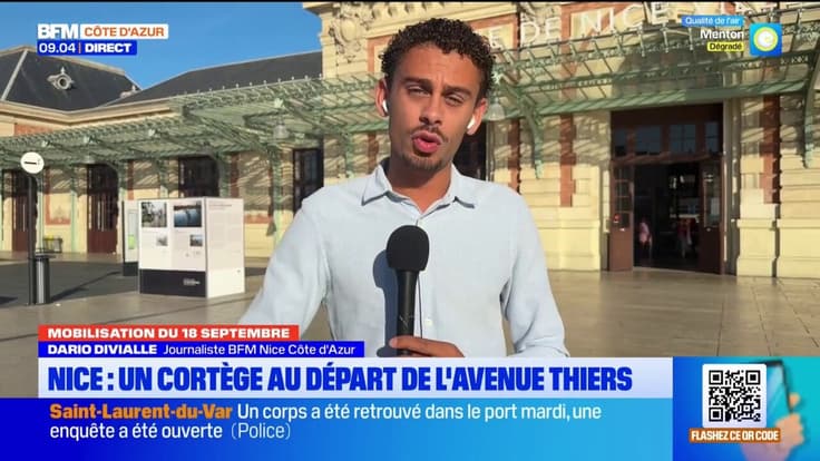 Mobilisation du 18 septembre : un cortège dès 10h au départ de la gare Thiers à Nice