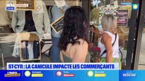 Var: les commerçants de Saint-Cyr-sur-Mer subissent la canicule