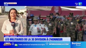 Marseille: les militaires de la 3e division mis à l'honneur lors du défilé du 14 juillet