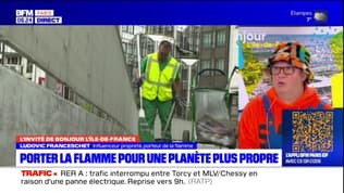 "Il va y avoir du travail": Ludovic Franceschet, éboueur parisien, estime que lui et ses collègues seront "prêts" à accueillir l'afflux de touristes pendant la période JO