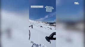 Tour de France : Pogacar, la reconnaissance de l'étape de Tignes ... sous la neige