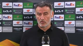 Christophe Galtier, entraîneur du Losc, à Lille le 18 février 2021